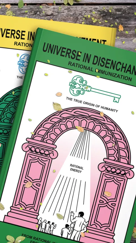 Official cover of Universe in Disenchantment – Volume 8, presenting the gateway to Rational salvation.